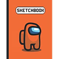 Among Us Sketchbook: Sketchbook for drawing with 110 Pages ( 8.5&quot-x11&quot- ) Blank Paper for Drawing- Doodling or Sketching…